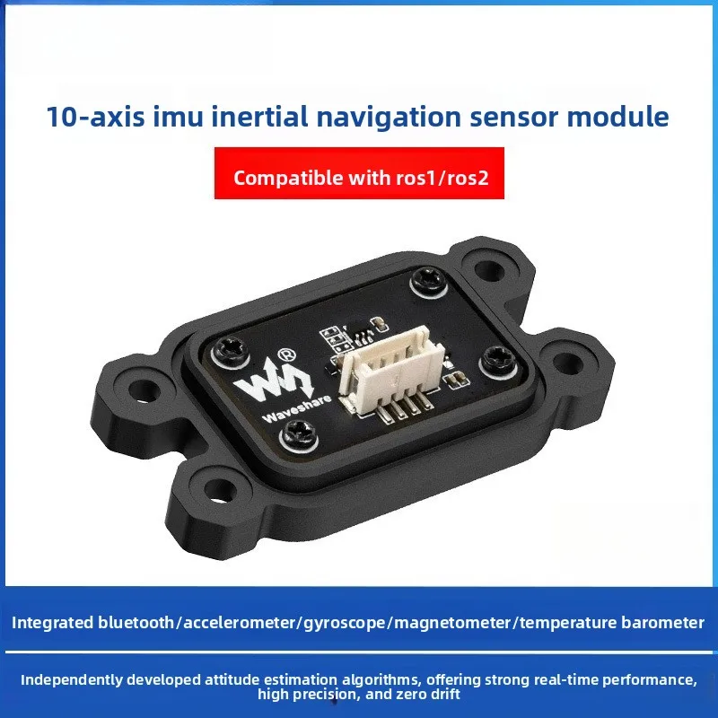 10-Axis IMU Sensor with ARM 32-bit DSP Processor, ROS1/ROS2 Compatible & Drift-Free