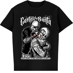 Cartel De Santa Tattoo  T Shirt Rap Hip Hop