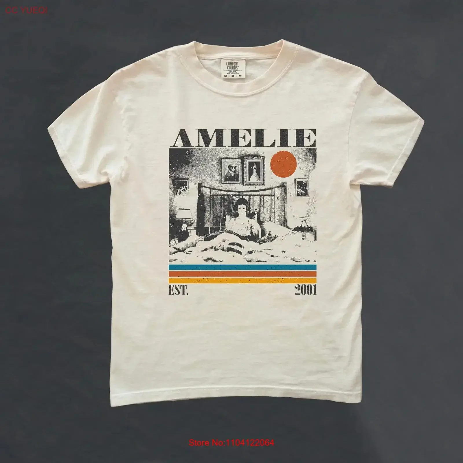 Amelie Movie T Shirt Amélie r tee Vintage 90s Retro For Him vintage Washed Comfortable Stretched Slightly Versatile Unisex