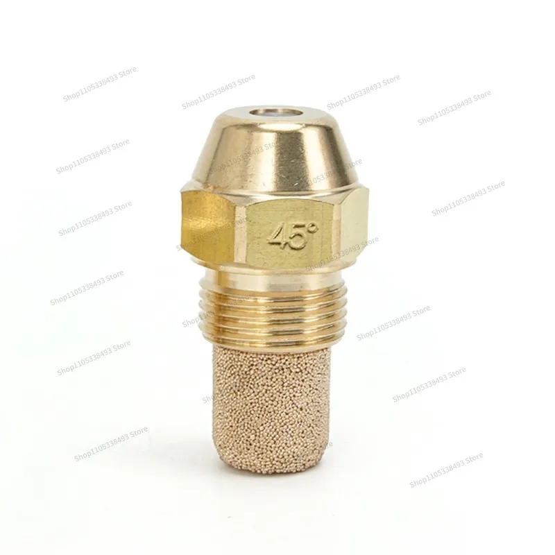 For 45 Degree Oil Nozzle, Methanol Burner Diesel Vegetable Oil, Brass Fuel Atomizing Nozzle, Oil Injection Nozzle