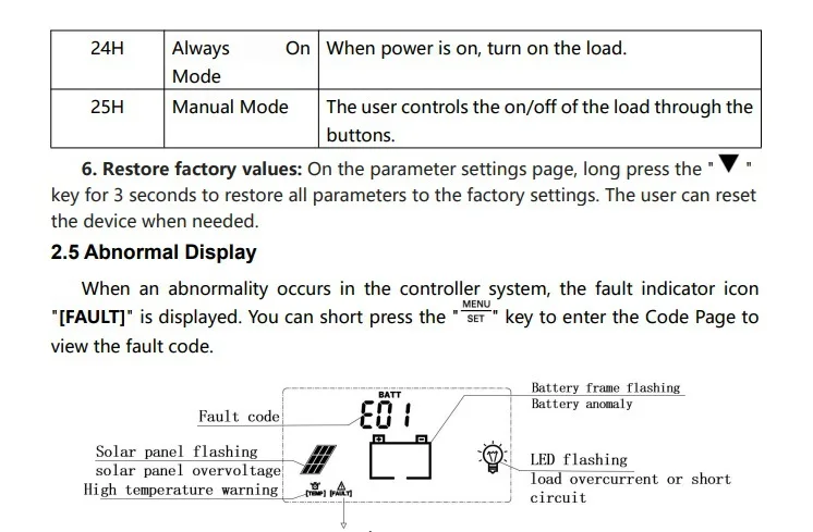 12V 24V For PWM Solar Charge Controller 30A with Backlit LCD Screen and Real Time Battery Charging Information
