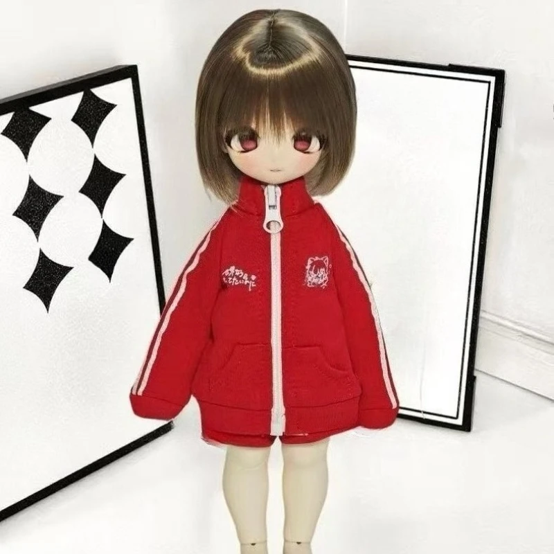 1/6 Doll's Clothes Suit for 30cm Bjd Doll Outfit Sports Set Top+shorts Dress Up Play House Girl Toys Doll Accessories, No Doll