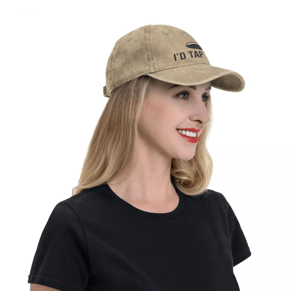 I&# 27;d Tap That - Funny Golf Baseball Caps Snapback Denim Hats Outdoor Adjustable Casquette Streetwear Baseball Cowboy Hat image 4
