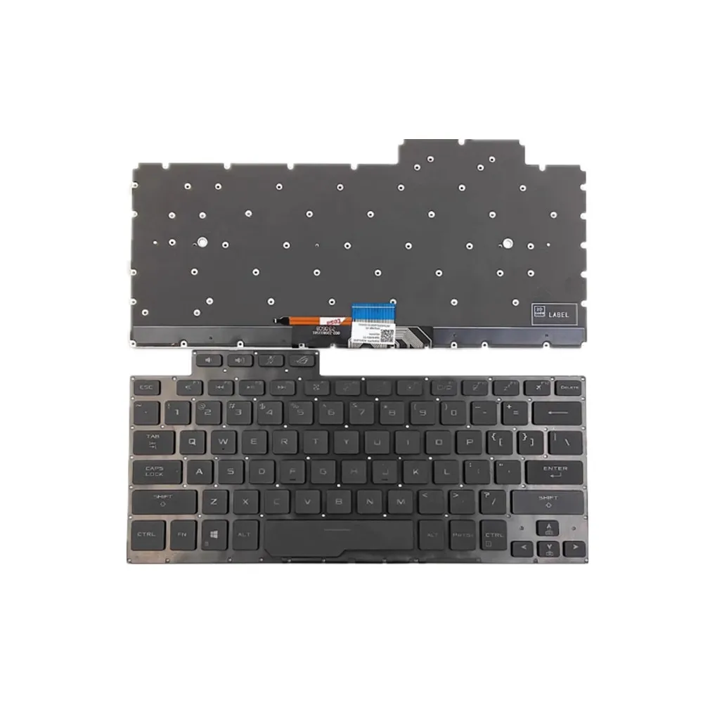 Laptop Keyboard For ASUS ROG Zephyrus G14 GA401IH GA401IHR GA401II GA401IU GA401QM Black US United States Edition