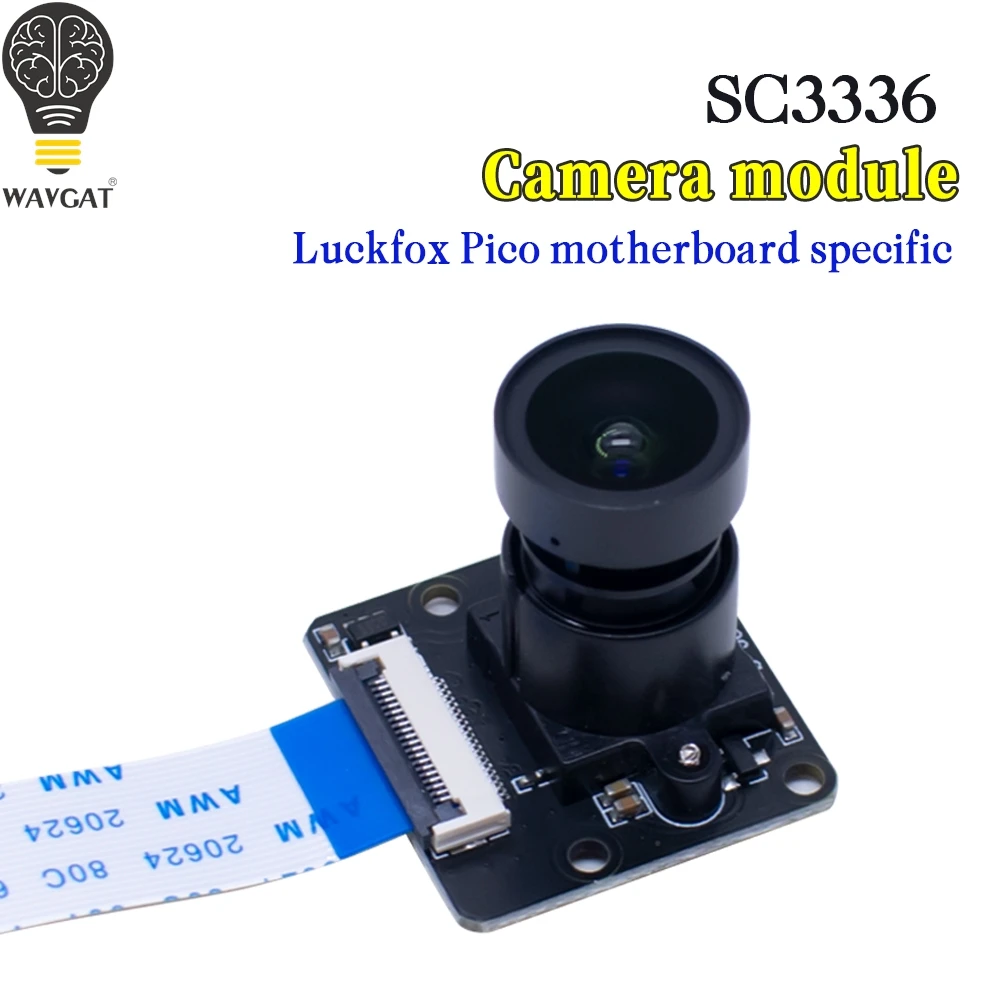 SC3336 3MP Camera Module (B) High Sensitivity, High SNR, Onboard 98.3° Wide Angle Lens, for LuckFox Pico Series