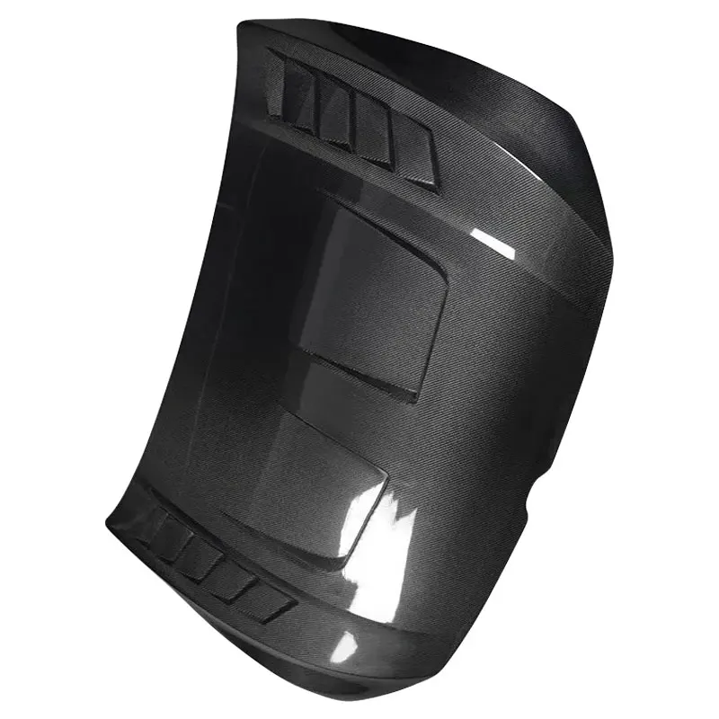 غطاء محرك السيارة من ألياف الكربون لعام 2020 + Golf8 GTI Style VW MK8 مسامير بونيه أمامية ملحقات أغطية محرك الجولف 8 #5