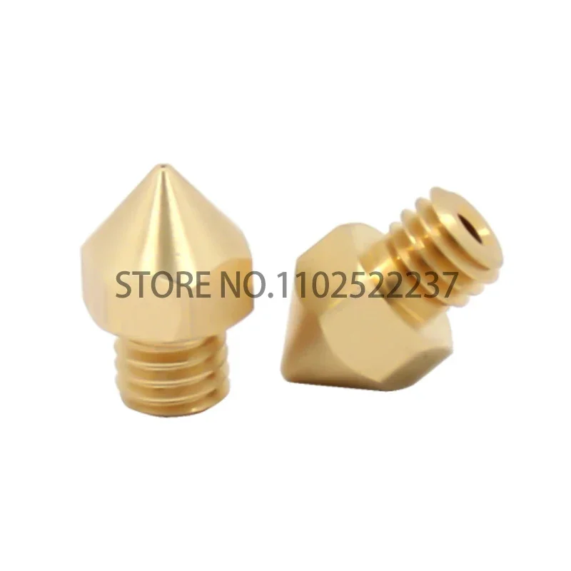 Printer Brass Copper Nozzle Mixed Sizes 0.2/0.3/0.4/0.5 Extruder Print Head For 1.75MM 3MM MK8 Makerbot