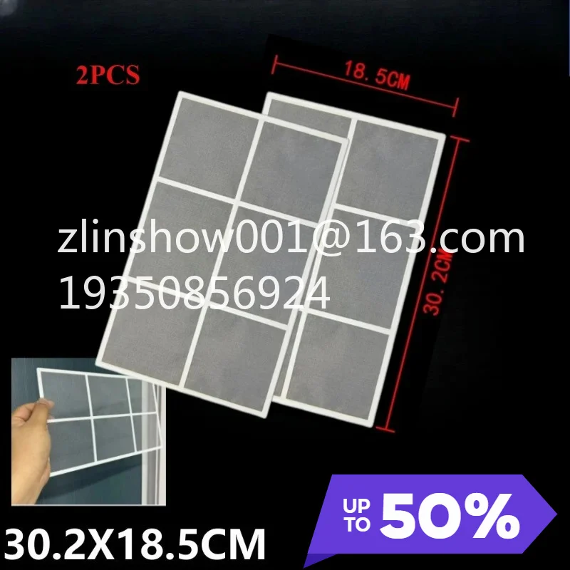 NEW 2PCS For air conditioner filter 30X18.5CM Dust filter and dustproof net