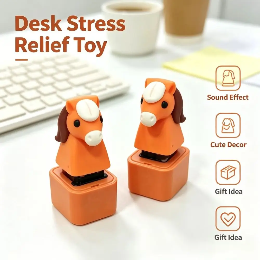 Rechargeable Fidget Button Key Chain Glowing Clicky Animal Keycap Portable Cute-Animal Sound Light Key Ring Car Key Ring