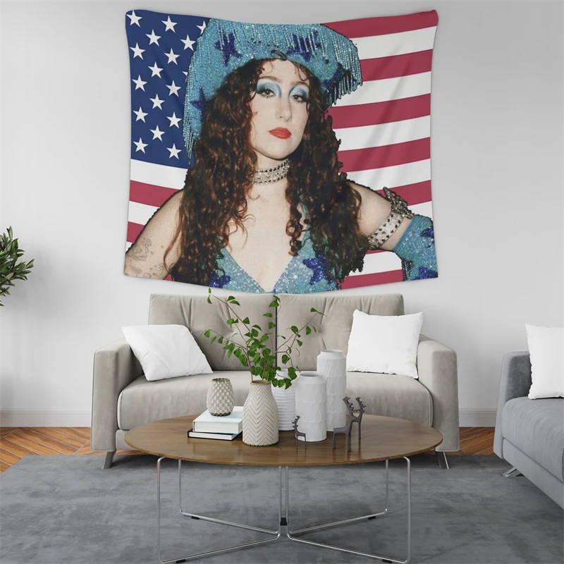 Gaslight Gatekeep Girlboss der Aufstieg und Fall einer Midwest Princess Tapisserie Wandbehang Kunst für Schlafzimmer Wohnzimmer Dekor