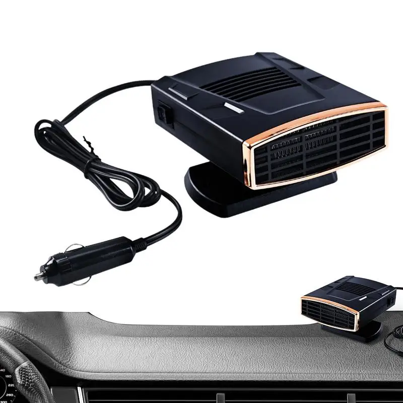 Car Defroster 12V Safe Vehicle Fan Car Heater Auto Dryer Car Defroster Windshield Heater Fast Heating Automative Demister for