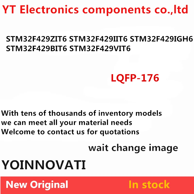 

STM32F429ZIT6 STM32F429IIT6 STM32F429IGH6 STM32F429BIT6 STM32F429VIT6 STM32F429 Plastic shell