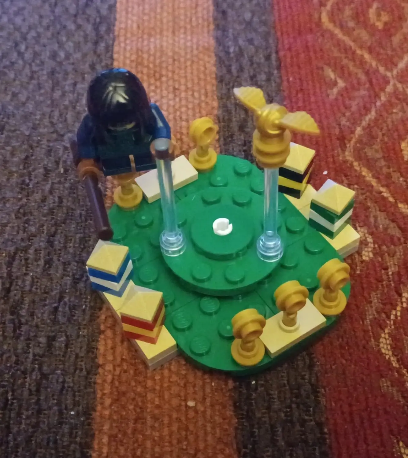 ليجو-هاري بوتر ، ممارسة كويديتش ، مصنوعة من حقيبة البوليمر 30651 ، هدية عيد الميلاد وعيد الميلاد ، 55 قطعة