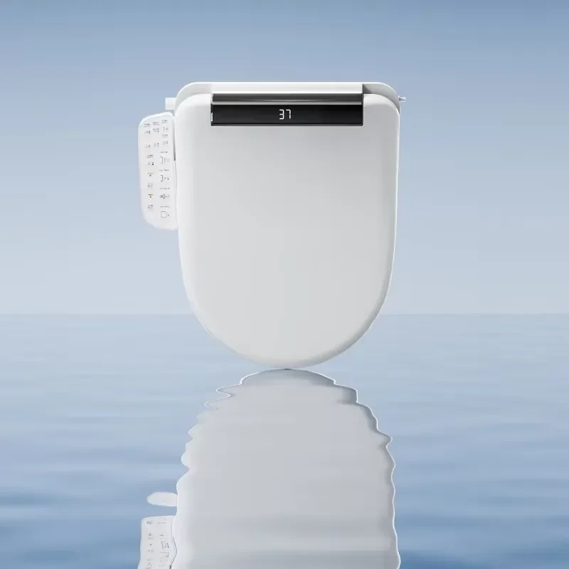 Modern PP Toilet Seat with Slow Close Hinge Easy Clean Bathroom Accessories Universal Fit Soft Closing Lid for Standard Bowls