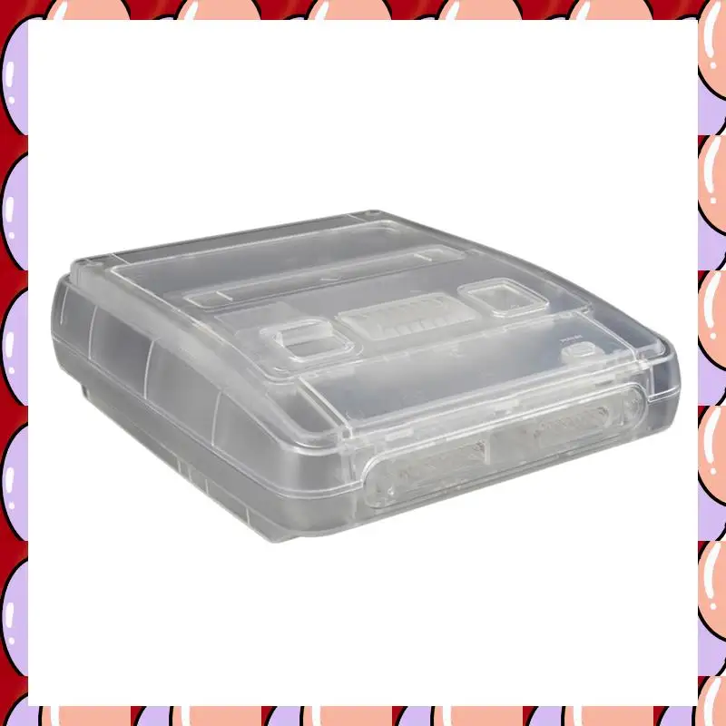 

A72Z For SFC Replacement Case Transparent Shell For Super Famicom Console For Super NES Game Console White