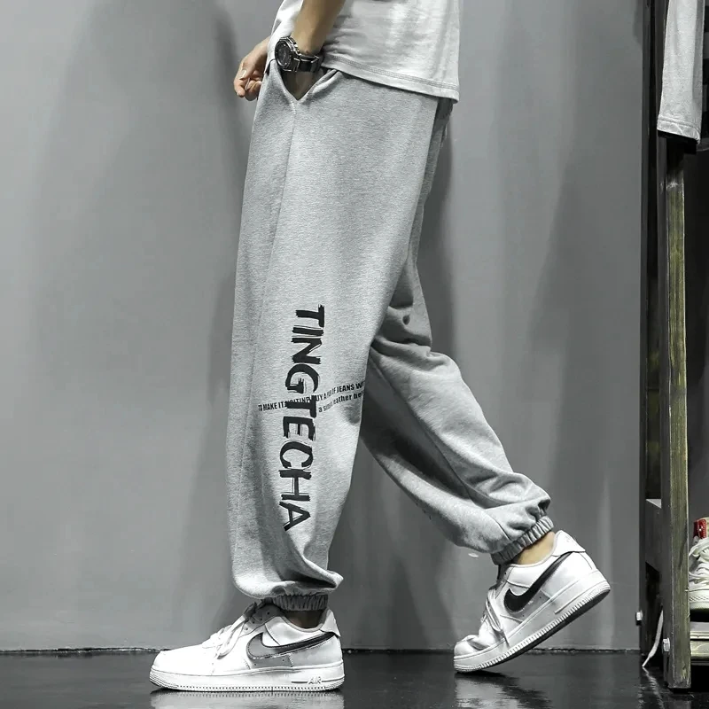 

High Quality Sweatpants for Men Fashion Trends Joggers Clothing Teens Letter Print Harem Pants Male Hip Hop Trousers Streetwear