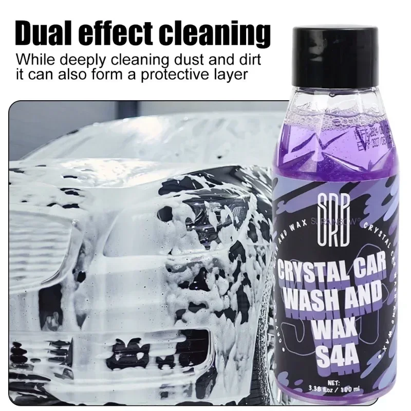 High Foaming Shampoo Concentrated Ceramic Car Wash Soap Works for Foam Cannons Foam Guns Bucket Washes Car Washing Liquid