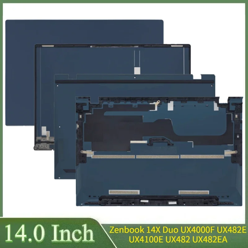 14 Inch 95New For Zenbook 14X Duo UX482E UX4100E UX482 UX482EA UX4000F Laptop LCD Back Cover Palmrest Upper Cover Bottom Case