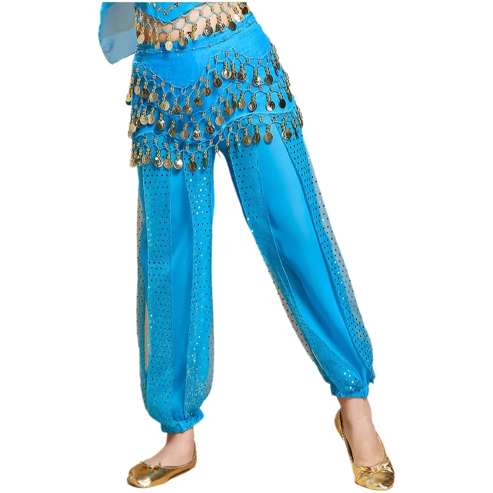 

Carnival Party Girls Belly Dancing Pants Oriental Loose Chiffon Trousers Performance Wear Belly Dance Accessories