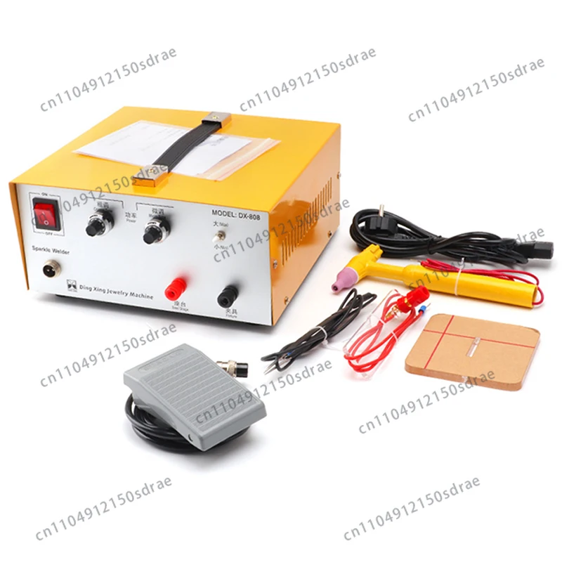 80A Jewelry Spot Welder Handheld Ring Welder Spot Welding Pen Spot Welding Machine Foot-Operated Welder Gold, Silver, Copper, Al