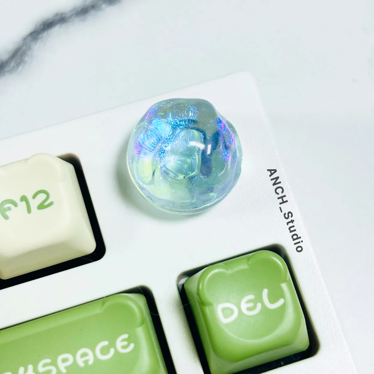 

Keyboard Volume Knob Resin Custom Original Handmade 6mm Caliber Universal Artisan Point Knob for Mechanical Keyboard Accessories