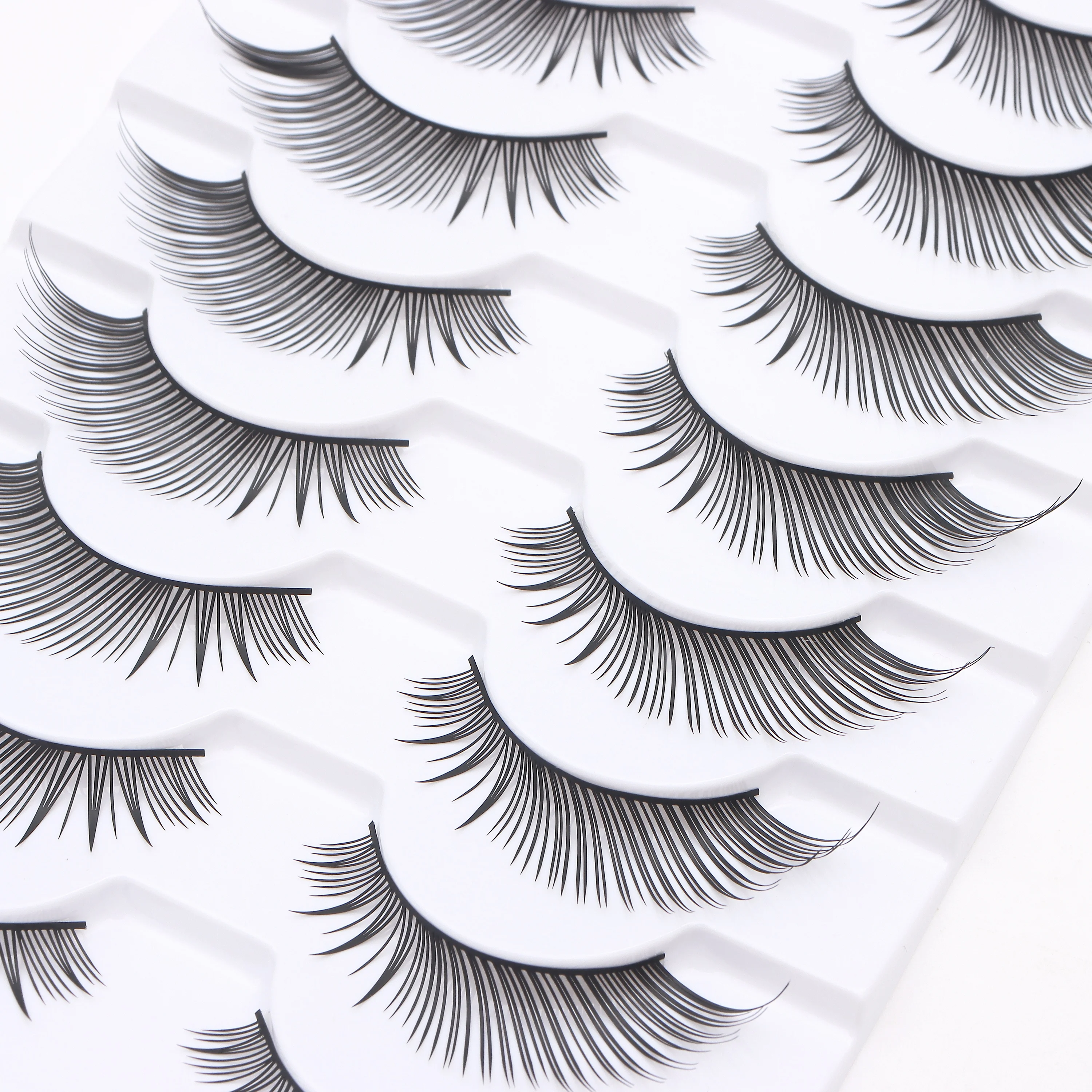 DINGSEN Anime-Wimpern, Vollstreifen-Wimpern, 10 Paar, dicke Wimpern, wiederverwendbare falsche Wimpern, Großhandel für Make-up, Beauty-Wimpern – Detail 16