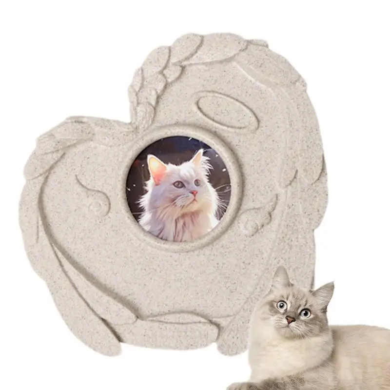 

Мемориальный камень для собаки, отображение сочувствия собаки, смоляный камень для могилы собаки с фоторамкой для потери любимого домашнего животного, собаки, кошки