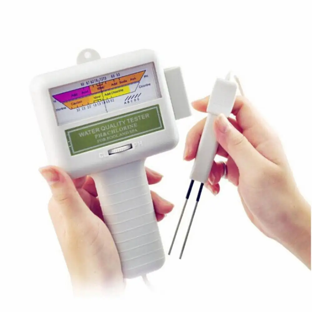 Portable  Pc101 Instrument Water Quality Tester Home Swimming Pool  Chlorine Ph Water Quality Tester Ph Meter Tester