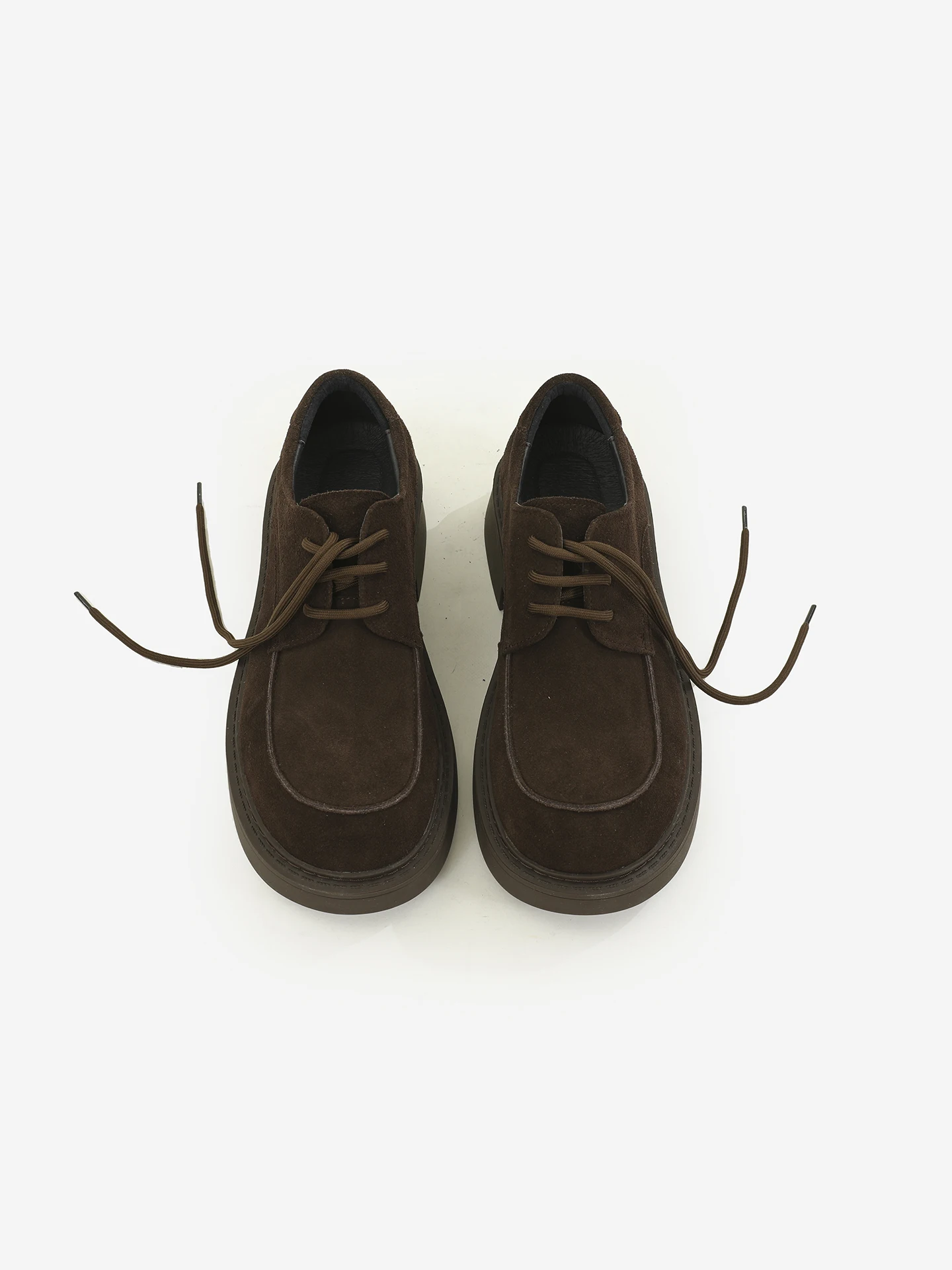 

New 2026 Genuine Leather Work Shoes Men's Soft Bottom Commuter Oxford Shoes Frosted Bull Leather Square Head Design