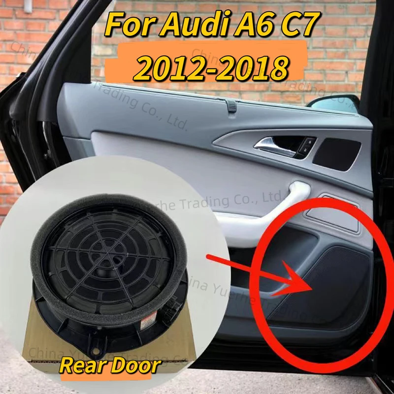 

4G1035411 4G2035415 Автомобильный динамик передней и задней двери, твитер, средний бас-гигнал, аксессуары для Audi A6 C7 2012 2013 2014 2015-2018