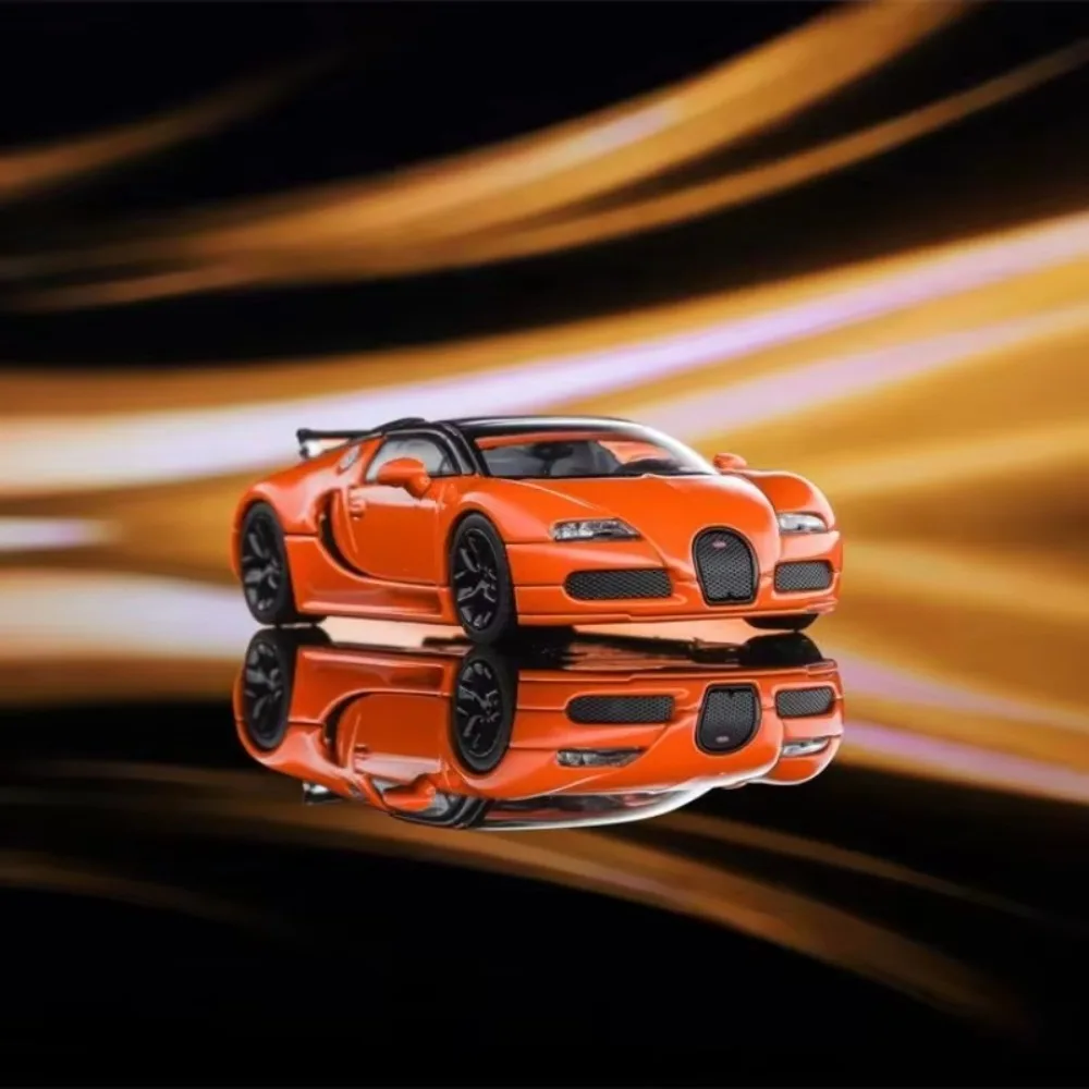 Mortal 1:64 Bugatti Veyron 16.4 슈퍼 스포츠 테일 리프팅 가능 합금 프리미엄 다이캐스트 차량 모델 True Scale Miniatures Ship Now
