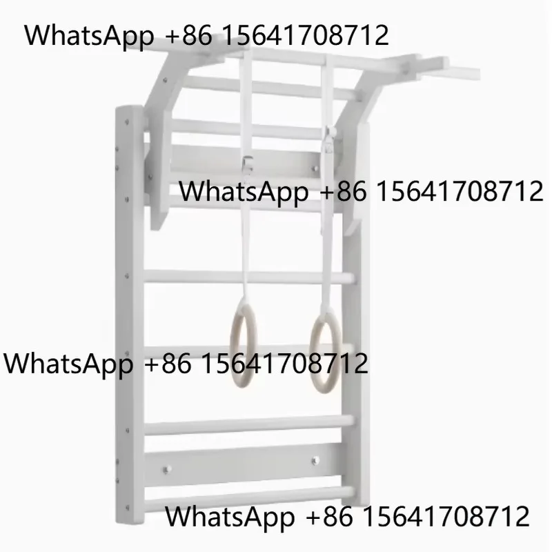Peiqi خشبية سويدية W سلم كشك بار مجموعة المصنع مباشرة المنزل الصالة الرياضية غمس الرف #1