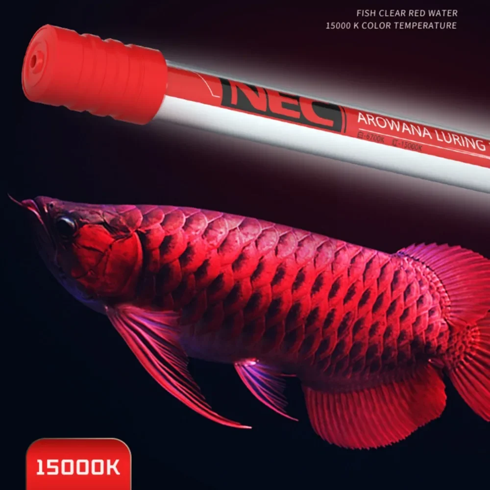 Imagem -02 - Nec Arowana Lamp For Fish Tank Aquarium Clareamento de Cores Iluminação Ornamental de Tubos t8 Mergulho Impermeável 155cm 700k 15000k