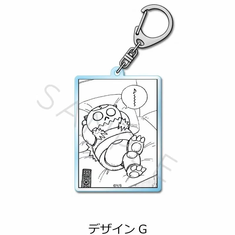 Anime Rai Rai Rai Cute cartoon Keychain Sumire Ichinose,Karashima Duskin Acrylic pendant Keychain Schoolbag hanger gift 6cm