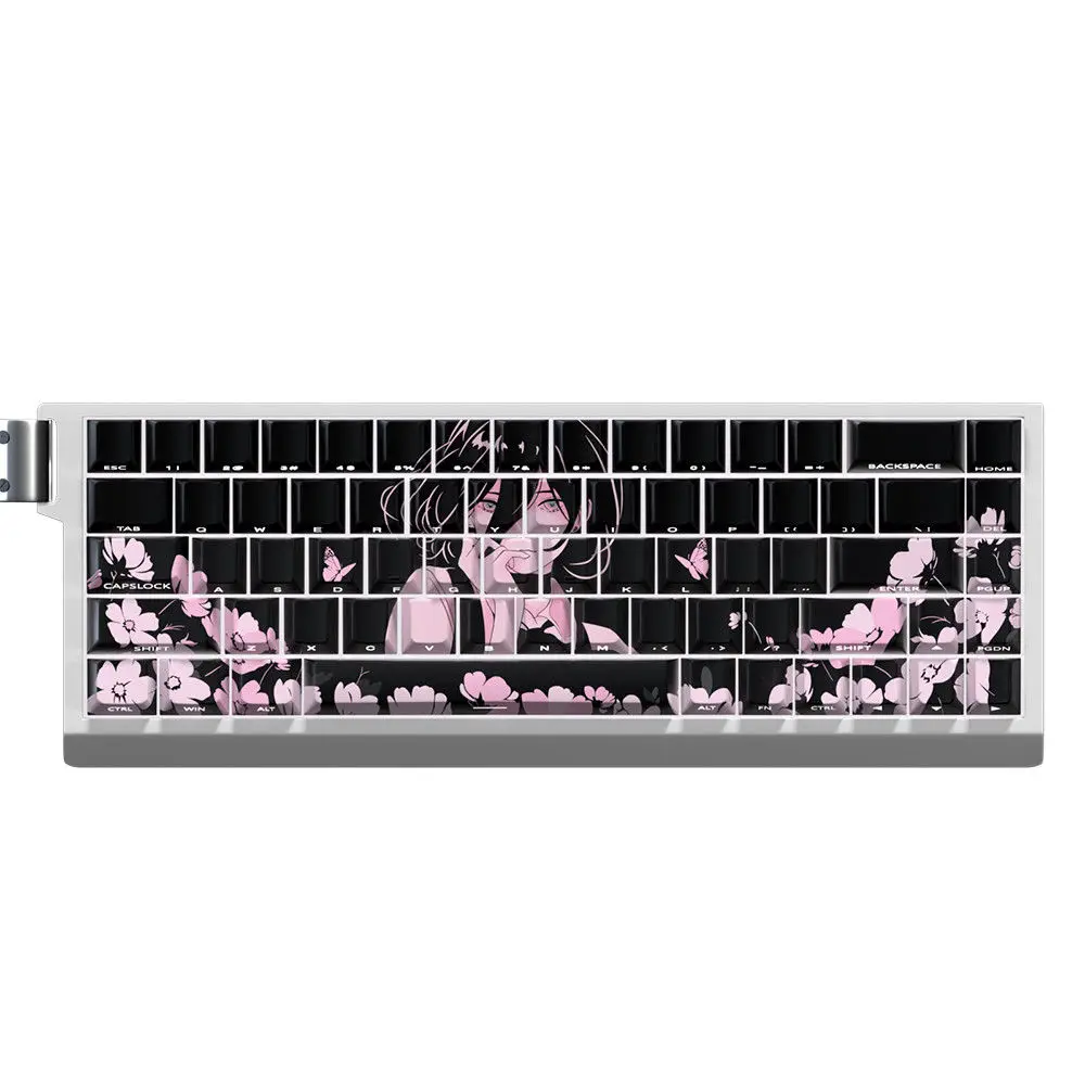 

Reze Keycap Cherry Profile PBT Side-engraved Wooting EZ63 Mad68 Mechanical Keycaps Personalized Anime Girl Chainsaw Man Keycap