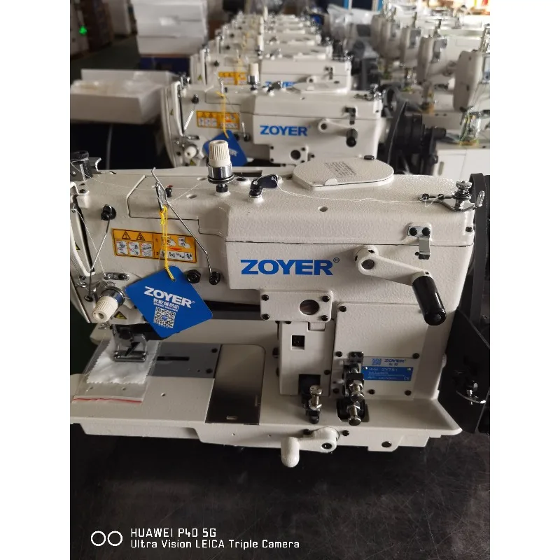 

ZY781 Zoyer High Speed Lockstitch Straight Electric Automatic Button Holing Sewing Machine