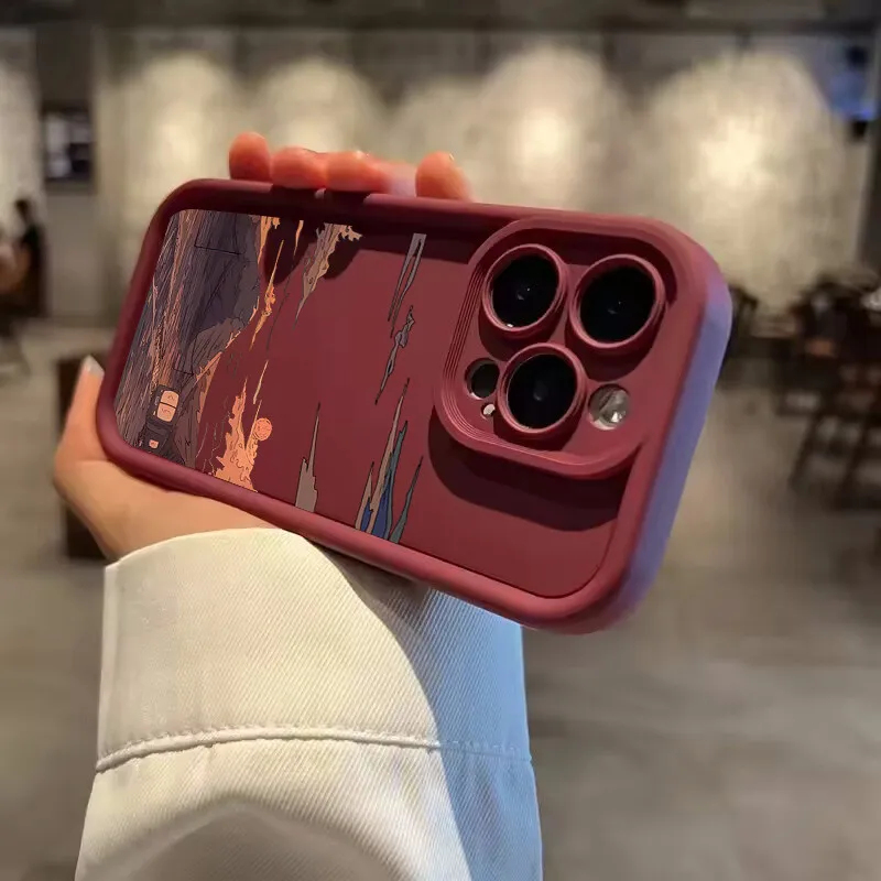 حافظة مشهد غروب الشمس لهاتف Xiaomi MI 14T Pro 13T 12T 13 12 11 Lite 5G NE 15 POCO X7 X3 X5 X6 F5 Pro F3 X5 X4 GT F4 M3 M6 Pro