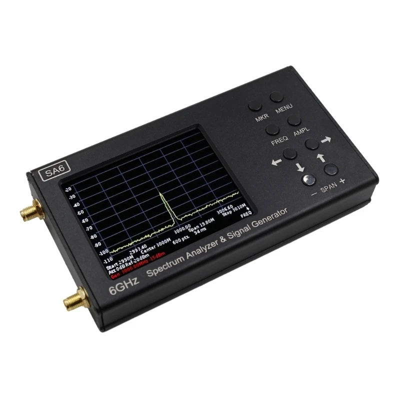 Spectrum Analyzers, Frequency Analyzers 35MHz to 6200Mhz Input, Generators 3.2'' Display