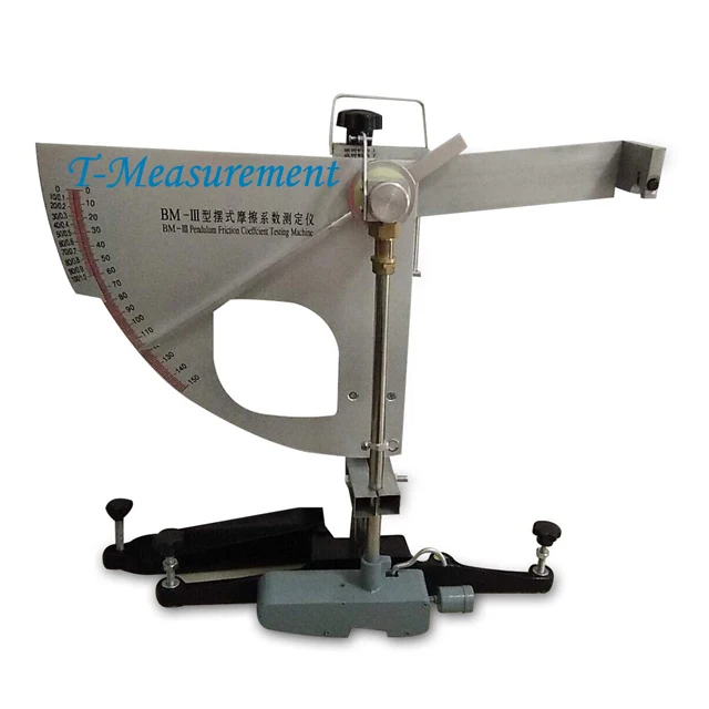Medidor de coeficiente de fricção de pavimento tlf BM-III/coeficiente de medidor de fricção/teste de coeficiente de fricção de pêndulo de resistência antiderrapante