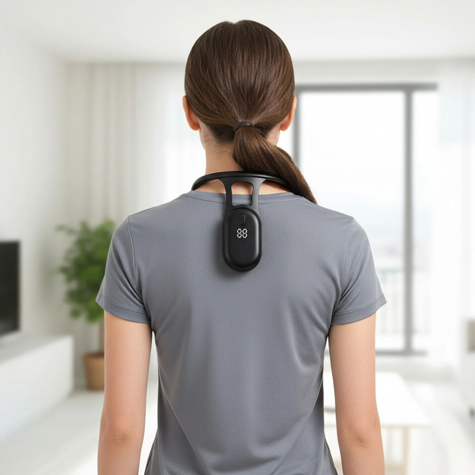 Posture Brace Trainer with Smart Vibration Reminder Intelligent Posture Trainer Realtime Scientific Monitoring for Adult Kids view 4