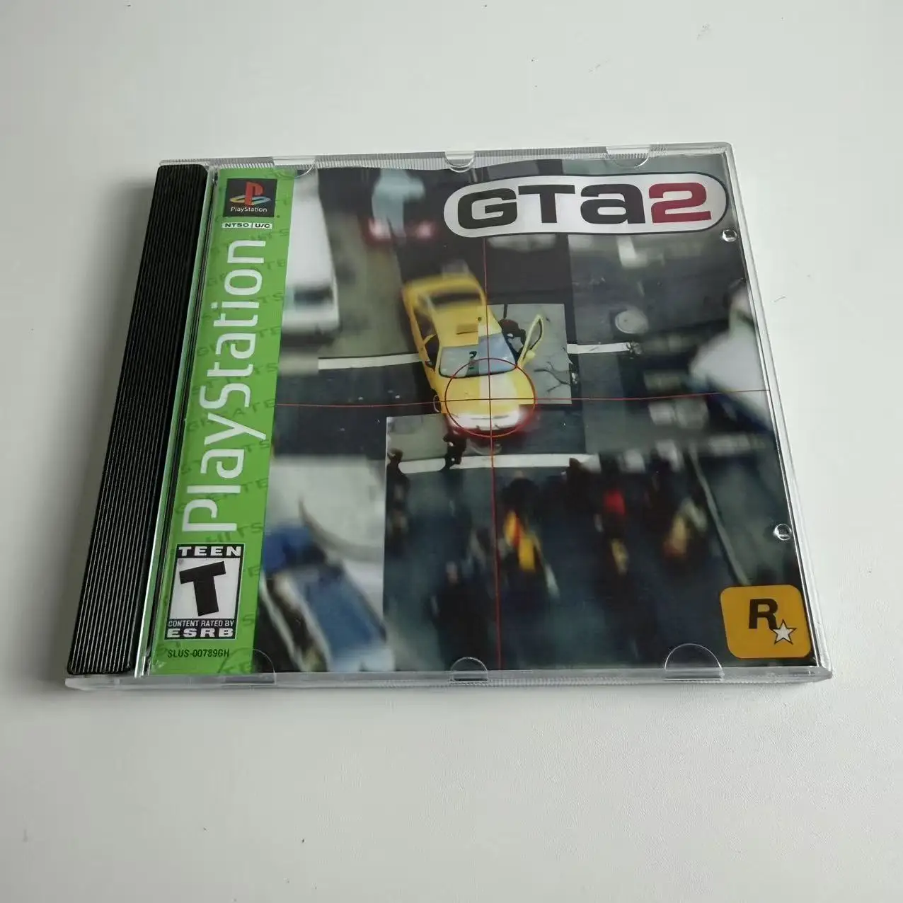 قرص استنساخ عالي الجودة لجهاز Sony PS1: Grand Theft Auto II (إصدار الاهتزاز الأمريكي، بدون دليل)