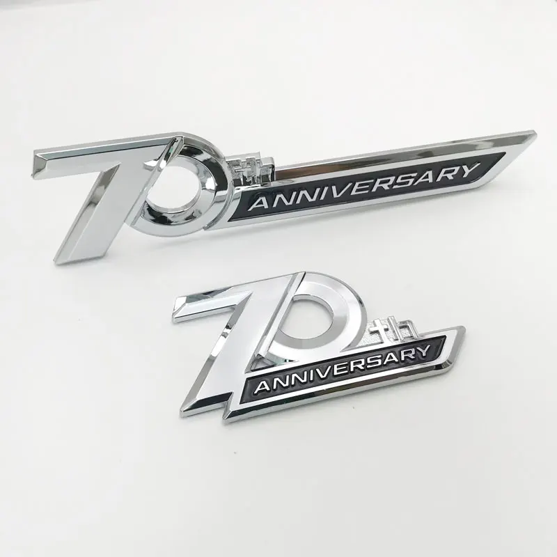 3D Thân Huy Hiệu Miếng Dán Bên Fender Quốc Huy Xe Accessorie Dành Cho Xe Toyota Đất Tàu Tuần Dương 70th Kỷ Niệm LC300 LC200 FJ200 2016-2022
