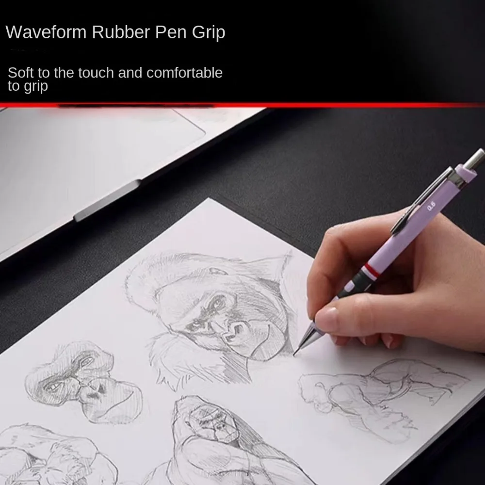 

Durable 0.5mm Mechanical Pencil Press Plastic Body Automatic Pencils Drawing Pencil School Supplies