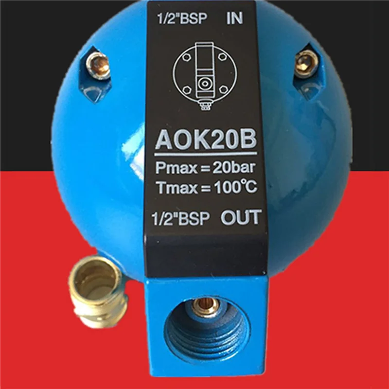 

ABAH-3X AOK20B Автоматический сливной фильтр Воздушный компрессор Автоматический сливной клапан Шаровой сливной клапан