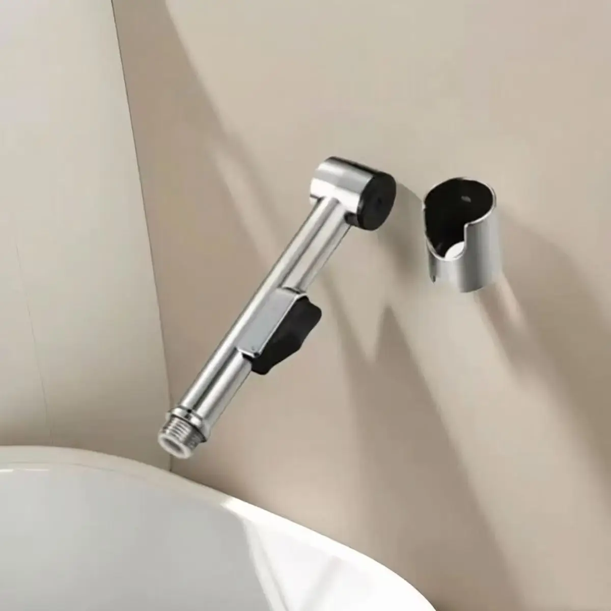 Handheld Hose Spray Shower Head Bidet Kit Stainless Steel Self Cleaning Sprayer Adjustable for Bathroom 2
