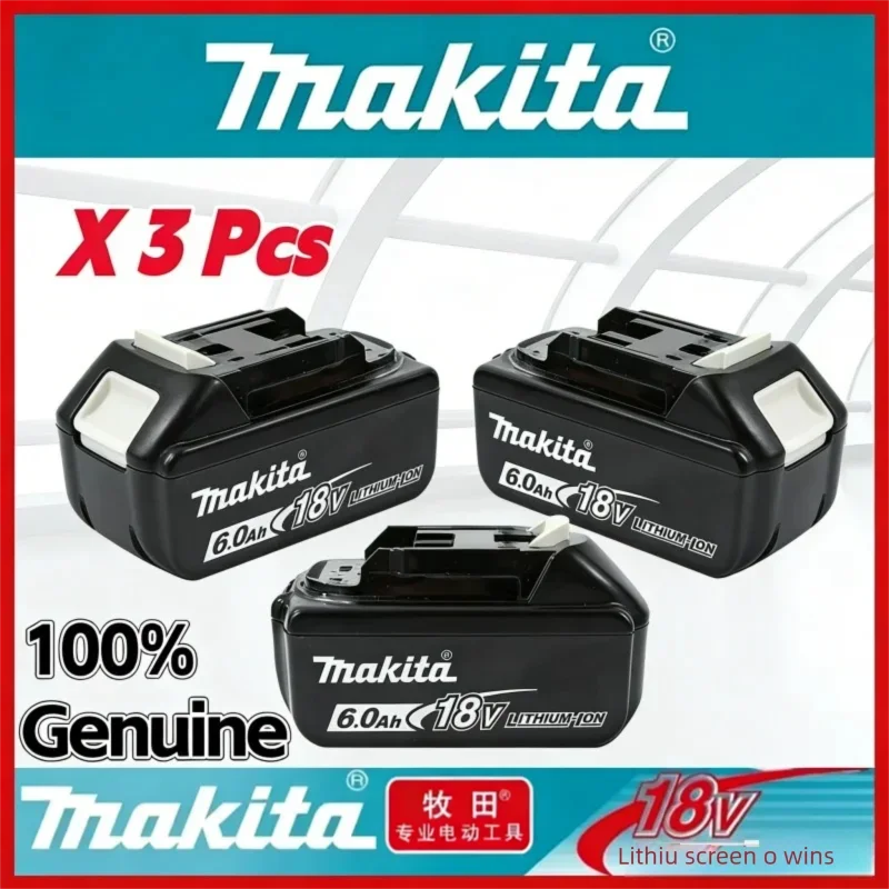 18 volt 6.0AH100% original Medaco power tool battery suitable for DF487 lithium rechargeable impact drill household use
