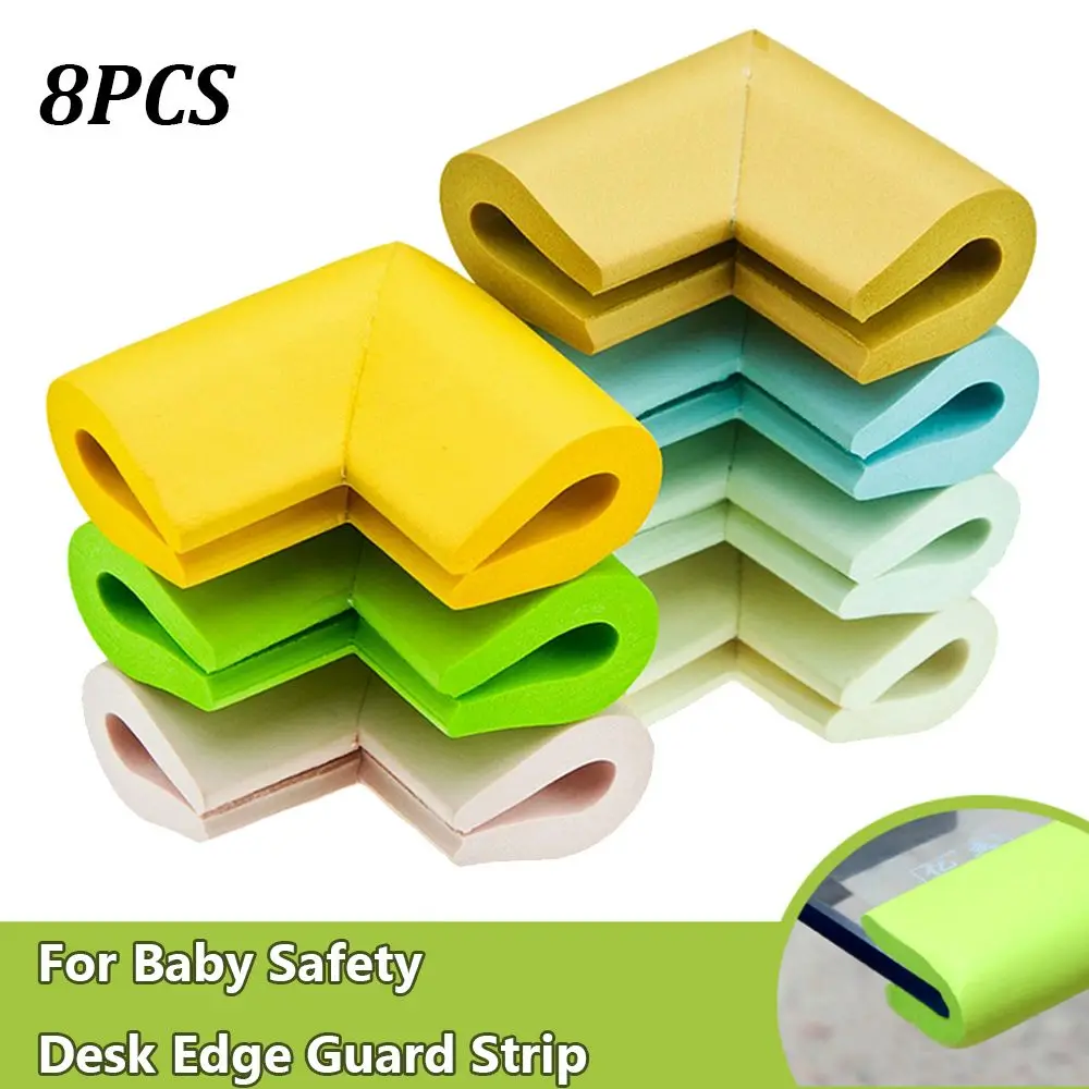 8pcs Kindergarten Furniture Children Protection Collision Cushion Guard Strip Table Edge Desk Corner Protector Baby Safety