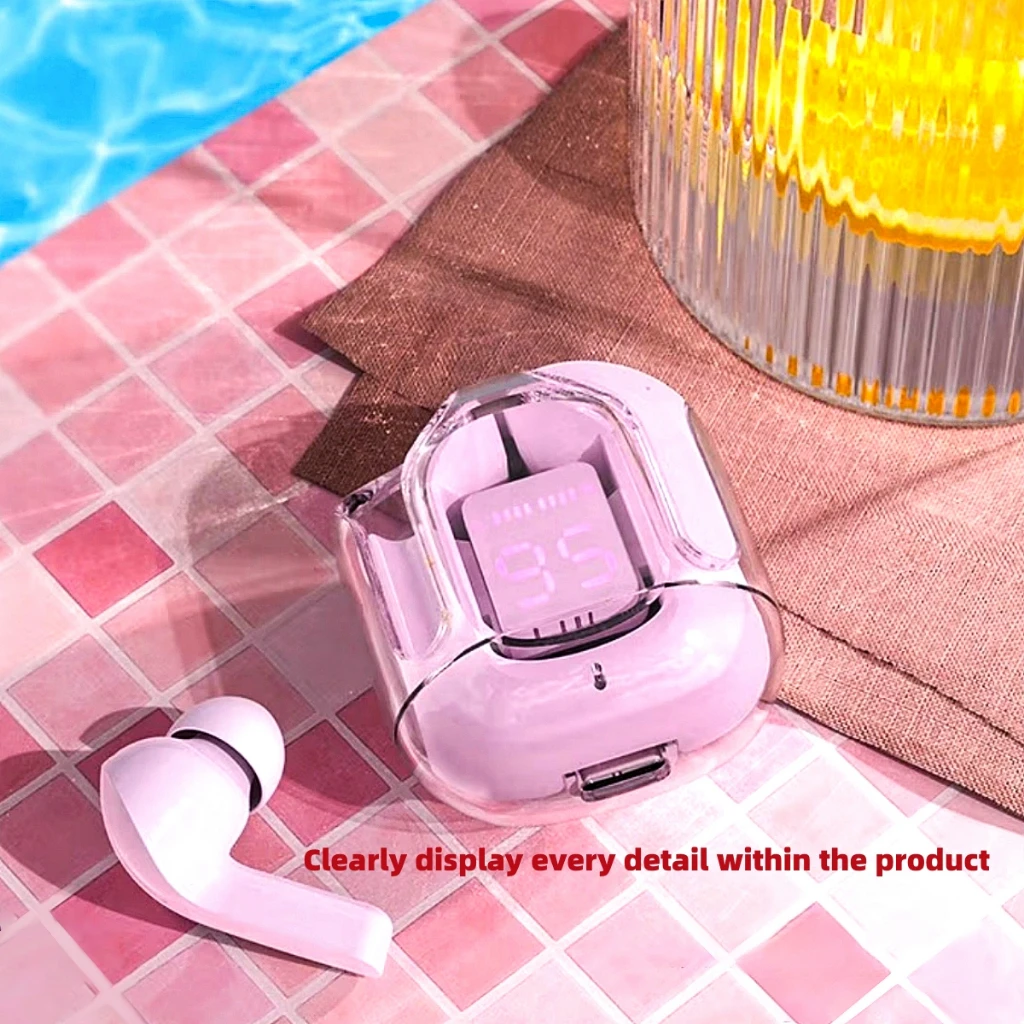 H4 Tws Earphone Wireless Bluetooth 5.0 Headphones Sport Gaming Headsets Noise Reduction Earbuds with Mic image 4