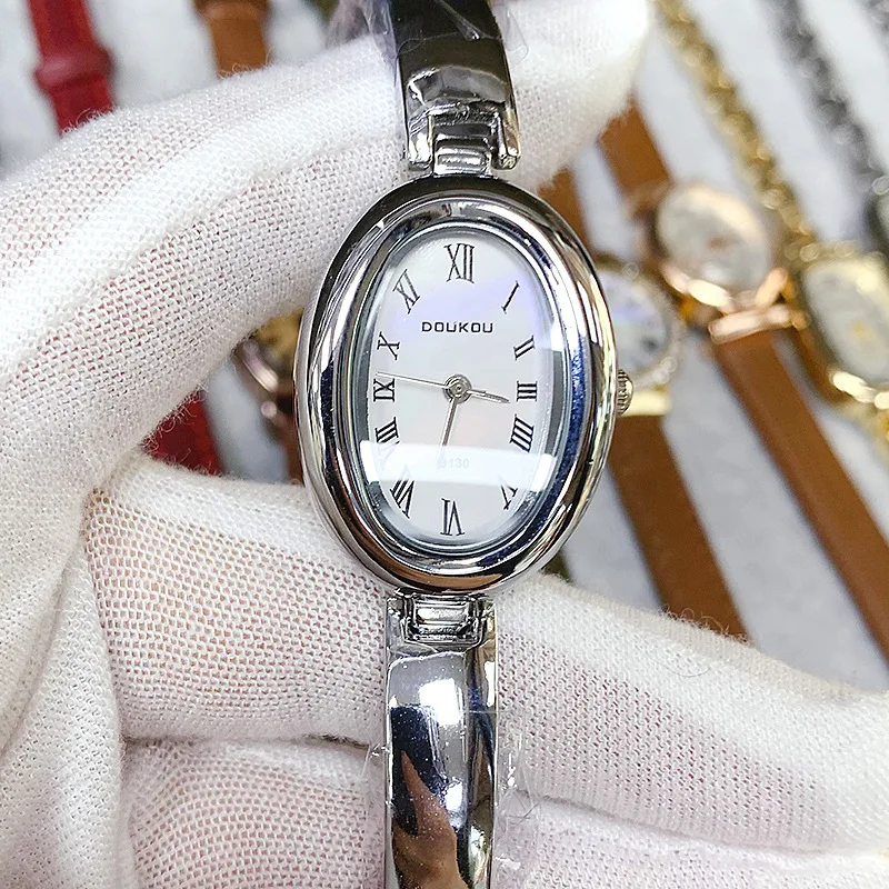 ساعة يد كوارتز أنيقة، ساعة يد نسائية بسوار، ساعة يد نسائية رائعة، هدية للنساء، ساعة كوارتز عصرية. #5