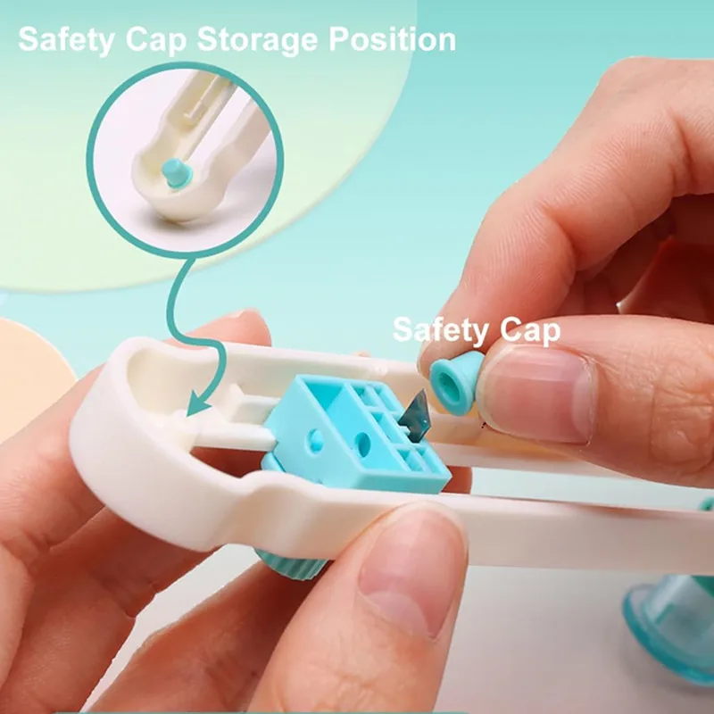 Kaluofan Circle Paper Cutter , Adjustable Any Size 2-20CM DIY Circle Cutters for Crafts, with Bottom Blade Guard